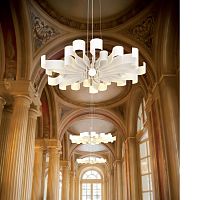 Contemporary chandelier 2222 SOLEILsteelfabriccommercial