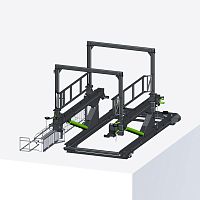 Container loading and unloading system CTfor truckstrailerbag