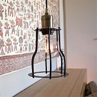 Pendant lamp DCO : BLACK BIRDsteelbrasstraditional