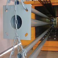 Steel powder coating
