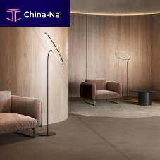Floor-standing lamp POISEmetalcontemporarycorded