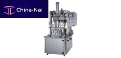 Semi-automatic filling machine AAM-820bottleliquidsfor viscous products