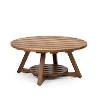 Contemporary coffee table PITGORA SIDE RED H34woodenwooden baseround