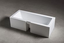 Corian® bathtub WAVEresinmarblewooden