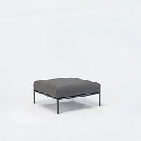 Contemporary pouf LEVELfabricgardengray