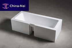 Corian® bathtub WAVEresinmarblewooden