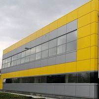 Facade cladding composite panel coveraluminum