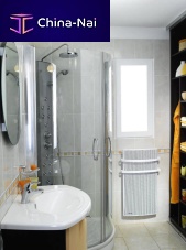 Hot water towel radiator AURA BAIN PROGcontemporarymetalwall-mounted