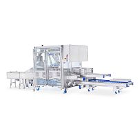 Continuous-motion case packer CP4automatic