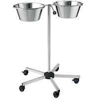 Double bin surgical bowl stand GSPRS0112002