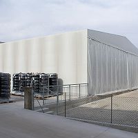 Industrial warehouse TUNNELSgalvanised steel