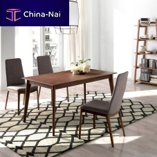 Design dining table 1008walnutwalnut baserectangular