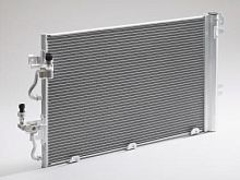 Air conditioning system condenser hermeticaluminizedfor automobiles