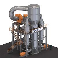 Liquid concentration evaporator ECO-SAVINGforced circulationprocessfor the food industry