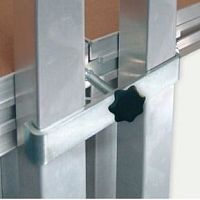 Galvanised steel mounting clip for railingfor flooringprefabricated