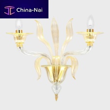 Traditional wall light GOLD DAMOCLEindoorblown glassMurano glass