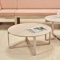 Contemporary coffee table Delta 724oakbeechoak base