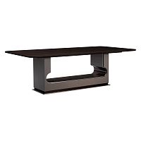 Contemporary table LOCKwoodenwooden baserectangular