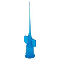 Endodontic irrigation cannula Elasti-Vaccurvedstraightflexible