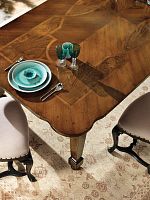 Traditional dining table ART 497walnutchestnuthome