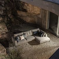 Modular sofa MK.1110contemporaryfabricleather