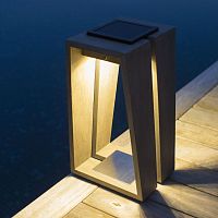 Portable lamp SKAALteakcontemporaryoutdoor