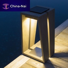 Portable lamp SKAALteakcontemporaryoutdoor