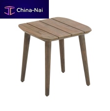 Contemporary side table LEOwoodenwooden basesquare