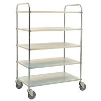 Order-picking trolley AKM 4124-EBmetal5 levelsplatform