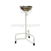 Trolley-mounted surgical basin stand P�-1stainless steel