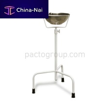 Trolley-mounted surgical basin stand P�-1stainless steel