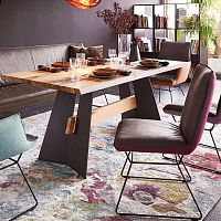 Contemporary dining table T1001oaksolid woodbeech