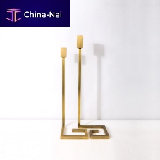 Brass candle holder THYREOS