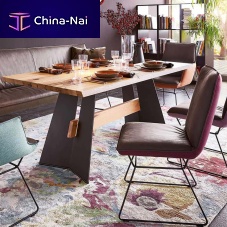 Contemporary dining table T1001oaksolid woodbeech