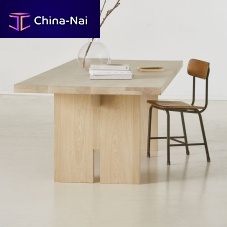Contemporary table ANTWERP oakwooden baserectangular