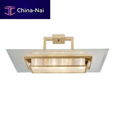 Traditional ceiling light PARIS II GOLDrectangularpolished brassLED