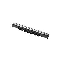 Brushed stainless steel linear shower drain MTRIC: 490 seriesABShigh-resistancecontemporary