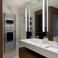 More than 3 bars towel rack IMAGE 3wall-mountedchromed metal
