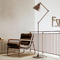 Floor-standing lamp LOFTbrassirontraditional