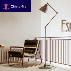 Floor-standing lamp LOFTbrassirontraditional