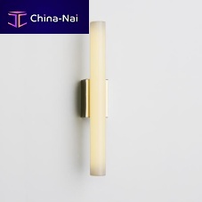Contemporary wall light PHAREindoorbrasscylindrical