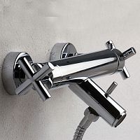 Double-handle shower mixer tap VERA : FATH47534for bathtubwall-mountedthermostatic