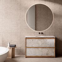 Free-standing washbasin cabinet NORDIC WOODbamboomarblecontemporary