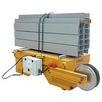 Transfer trolley profilerail-mounted