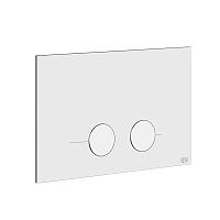 Double toilet flush plate 54611home