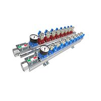 Aluminum manifold AMS multi-channelfor gasvacuum