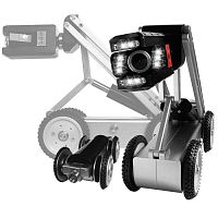 Wheeled inspection crawler 360� viewingwaterprooffor pipes