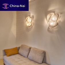 Contemporary wall light GALET N�43Aindoorstainless steelfixed