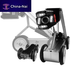 Wheeled inspection crawler 360� viewingwaterprooffor pipes