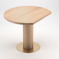Contemporary table CUT CIRCLEoakround